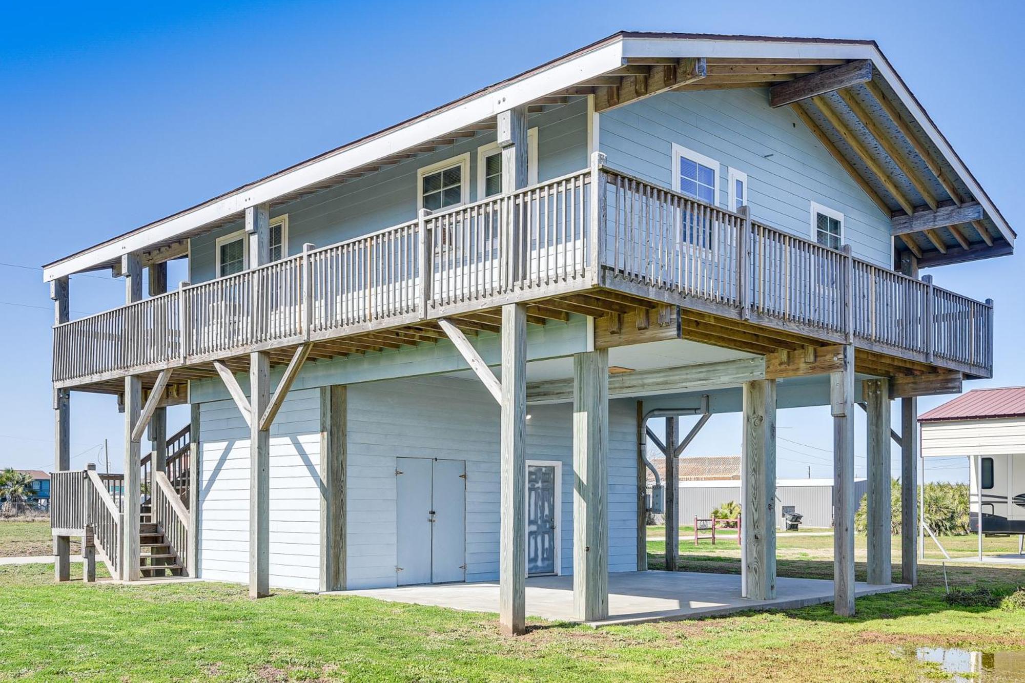 Crystal Beach Home With 2 Grills Walk To Shore! Dış mekan fotoğraf